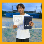 MAT前橋オープンジュニアテニストーナメント6月大会　準優勝